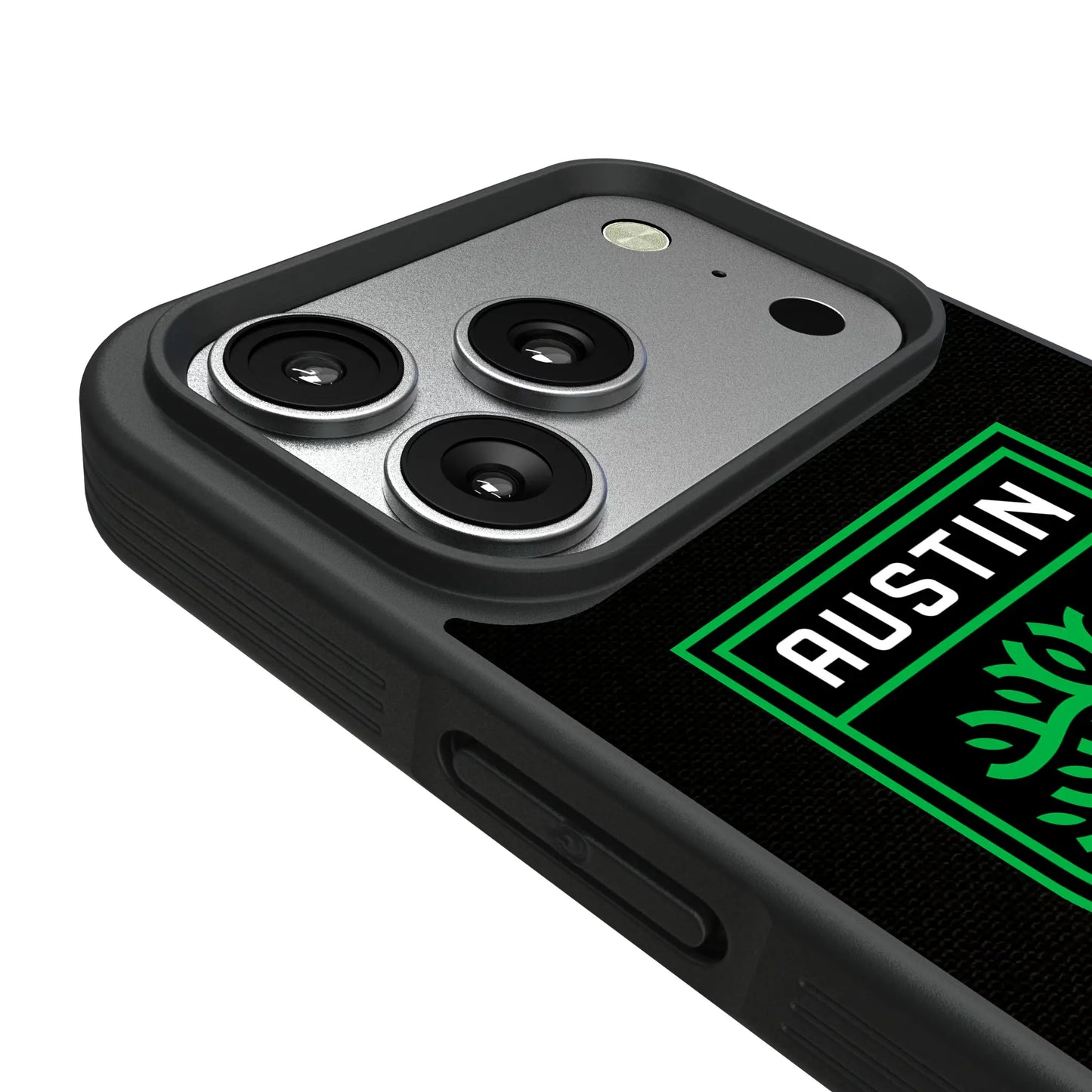 Austin FC Endzone Solid Bump Phone Case for Apple iPhone