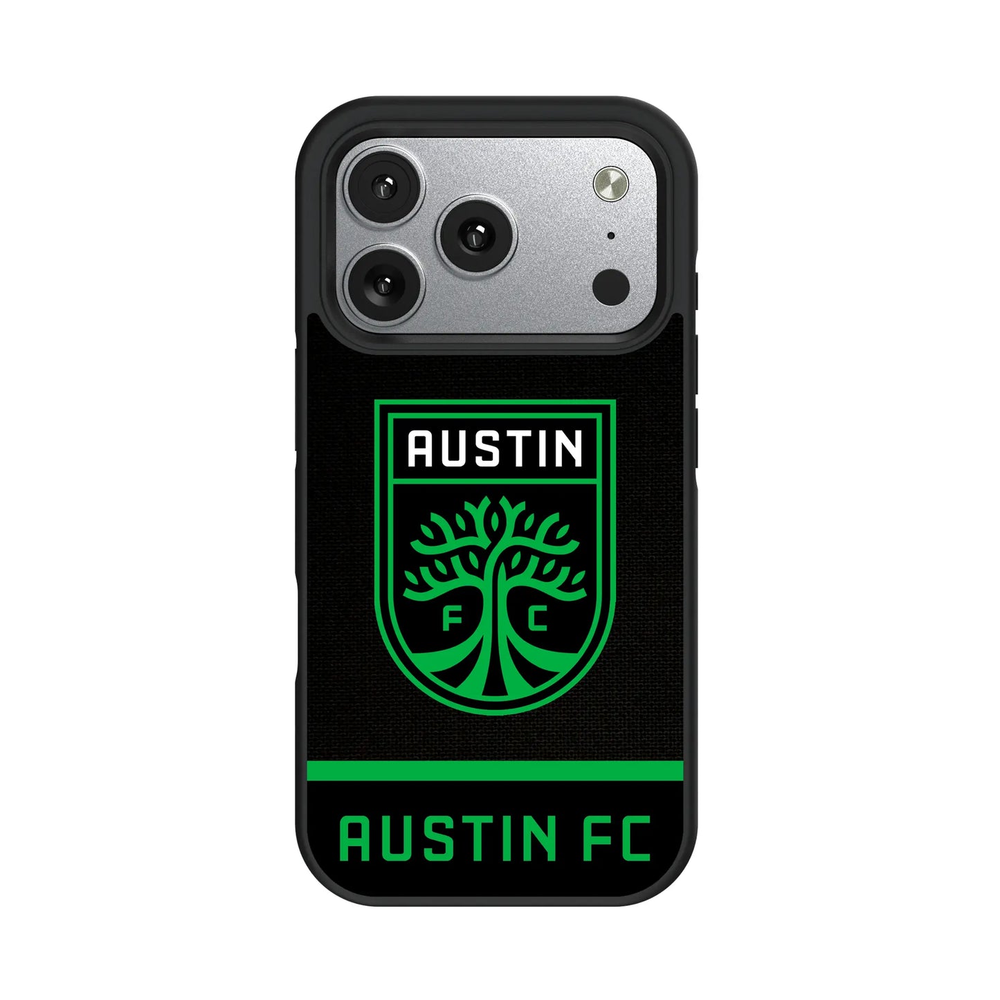 Austin FC Endzone Solid Bump Phone Case for Apple iPhone