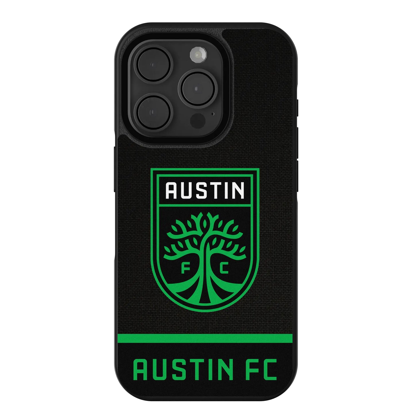 Austin FC Endzone Solid Bump Phone Case for Apple iPhone