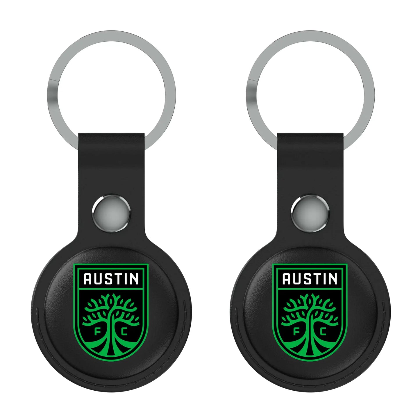 Austin FC Insignia Black Airtag Holder 2-Pack
