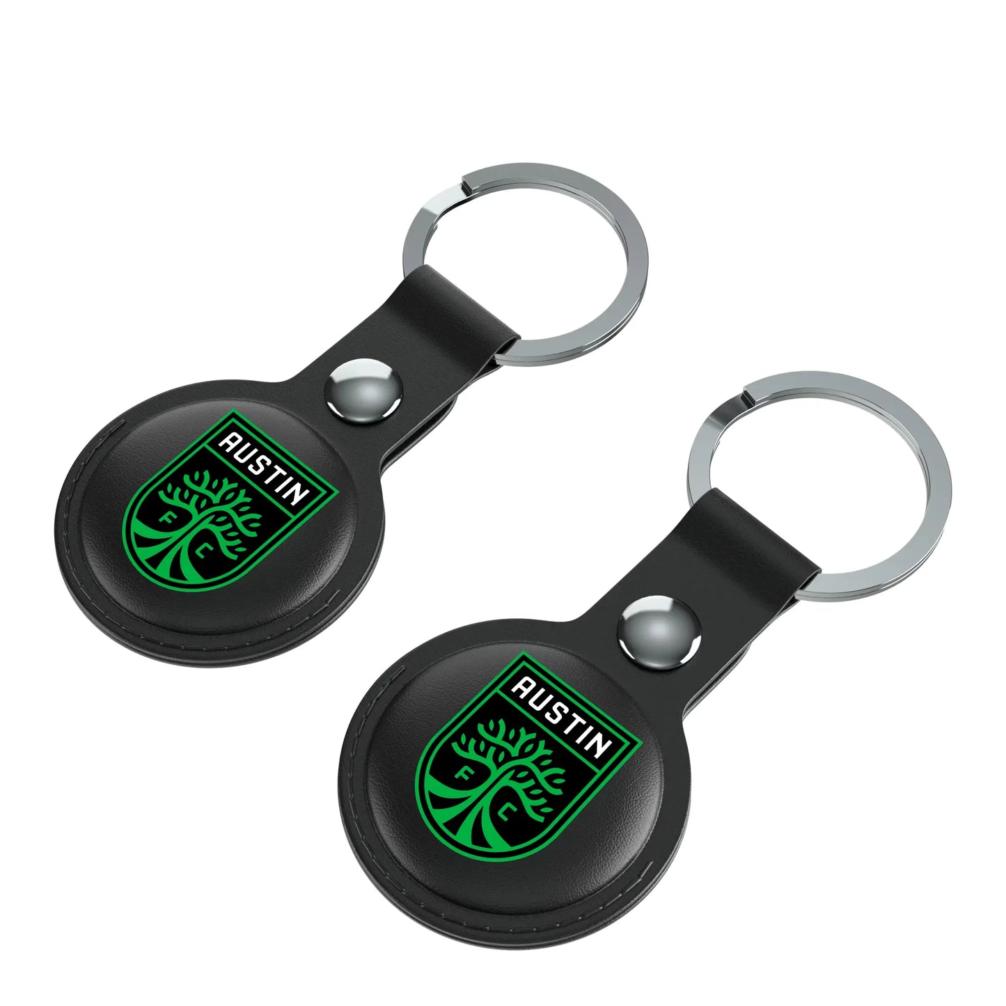 Austin FC Insignia Black Airtag Holder 2-Pack