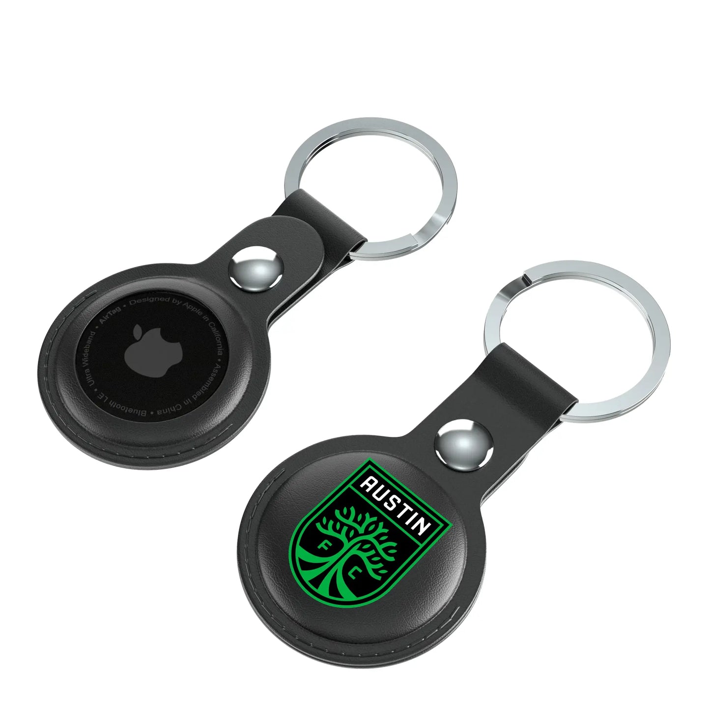 Austin FC Insignia Black Airtag Holder 2-Pack
