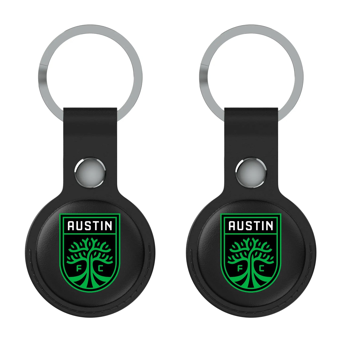 Austin FC Insignia Black Airtag Holder 2-Pack