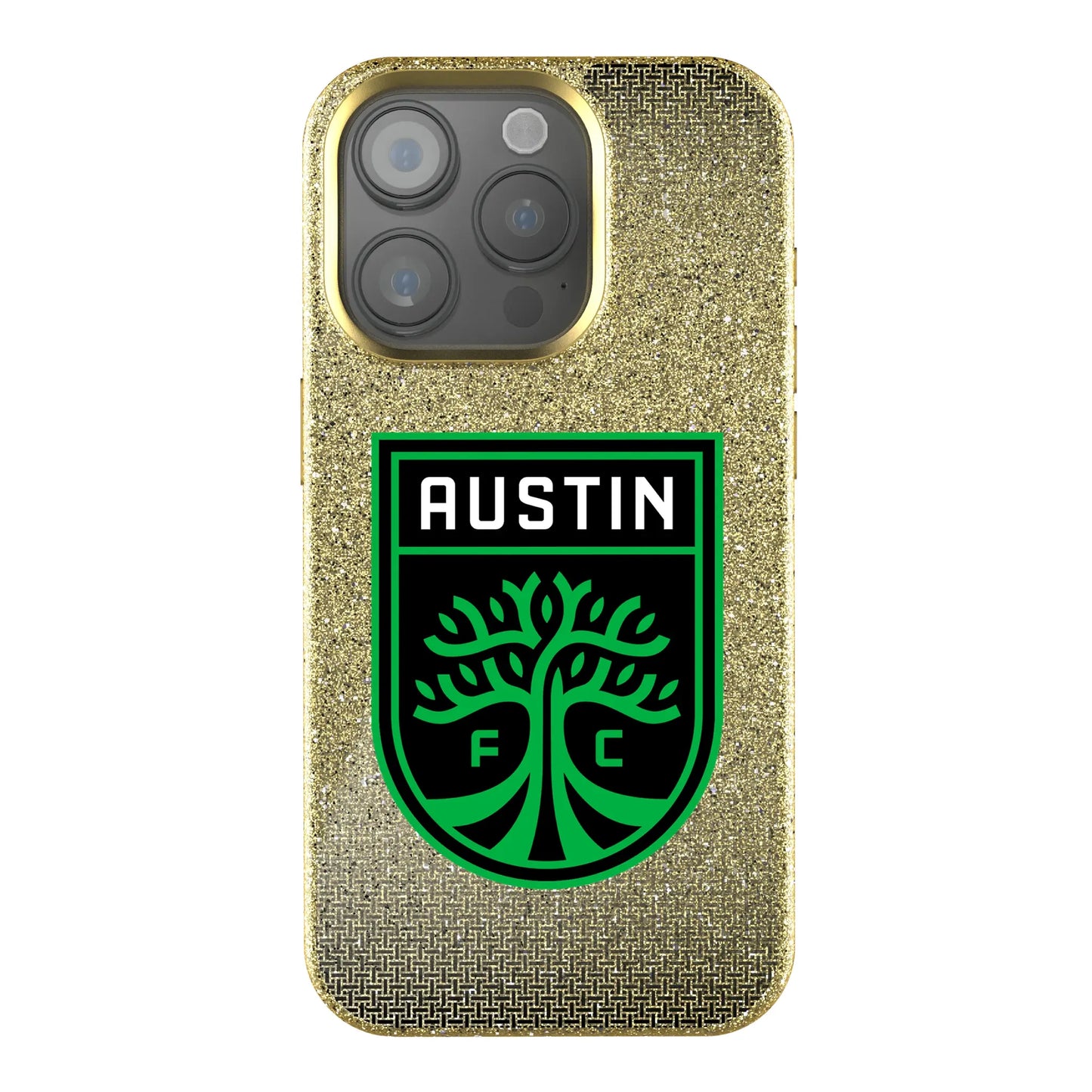 Austin FC Linen Bling Phone Case for Apple iPhone
