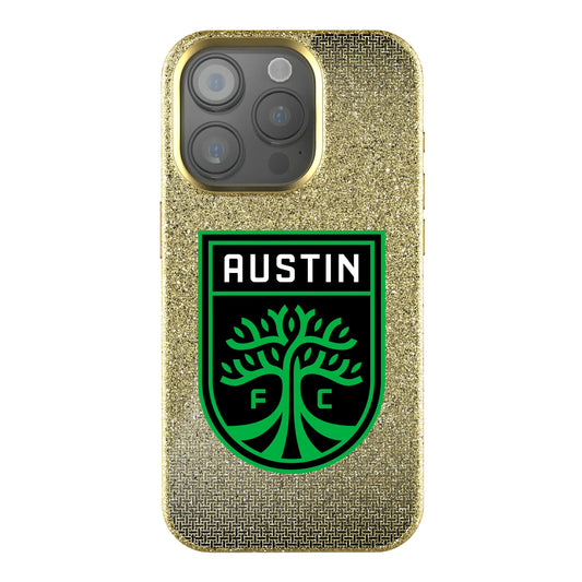 Austin FC Linen Bling Phone Case for Apple iPhone