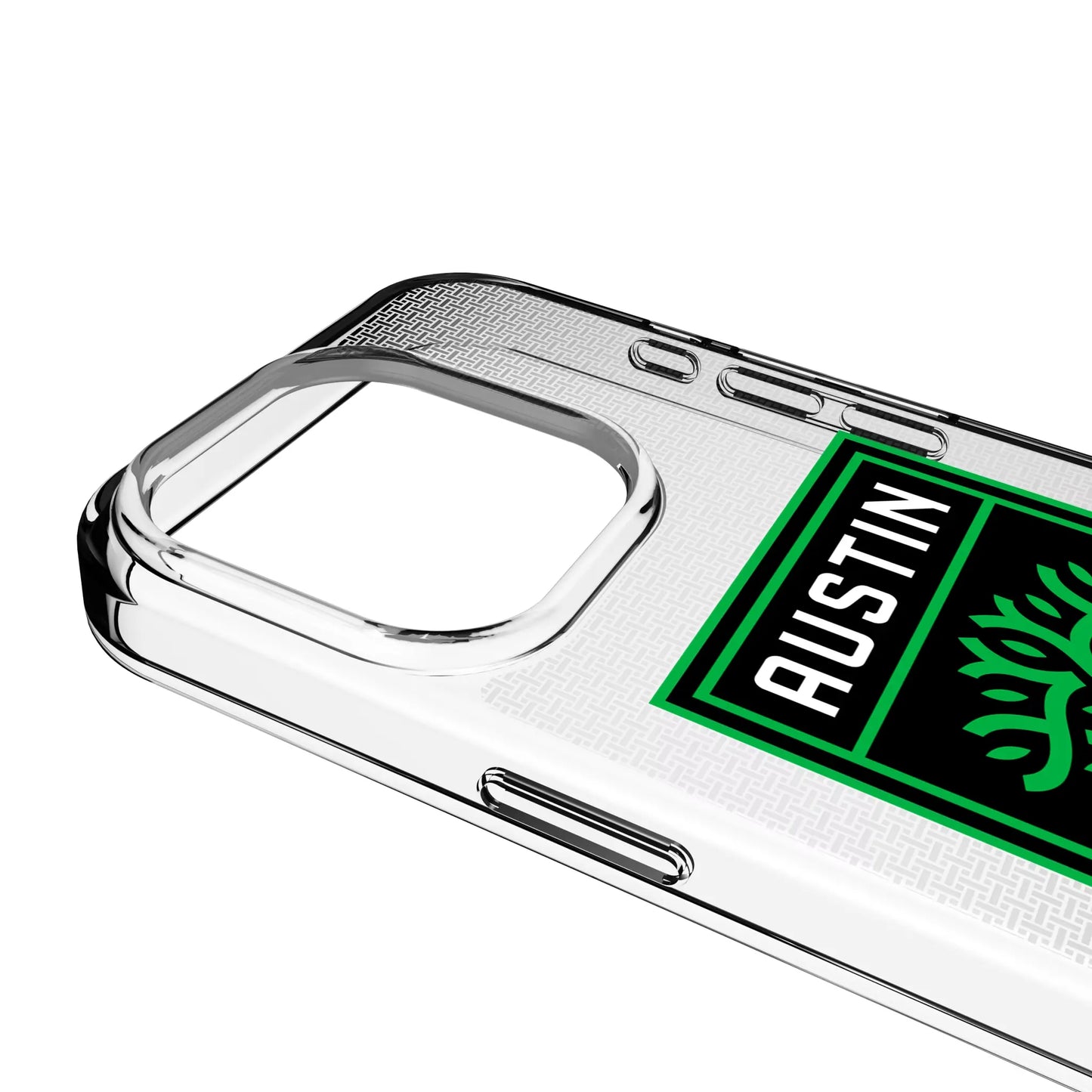 Austin FC Linen Clear Phone Case for Apple iPhone