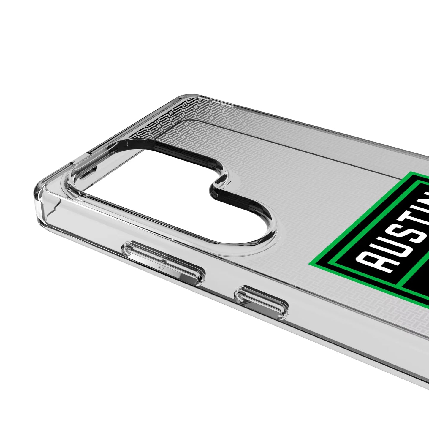 Austin FC Linen Clear Phone Case for Samsung Galaxy