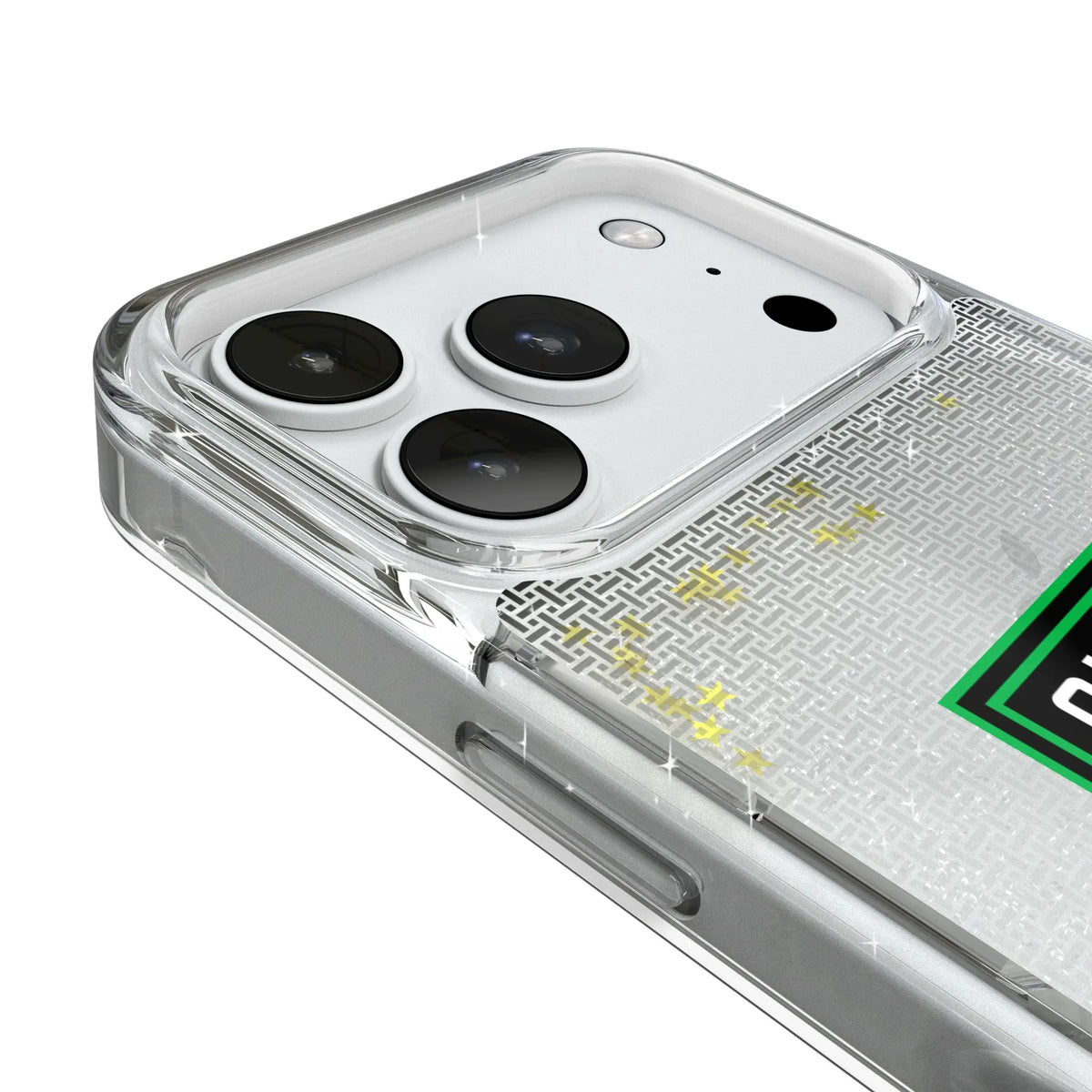 Austin FC Linen Glitter Phone Case for Apple iPhone