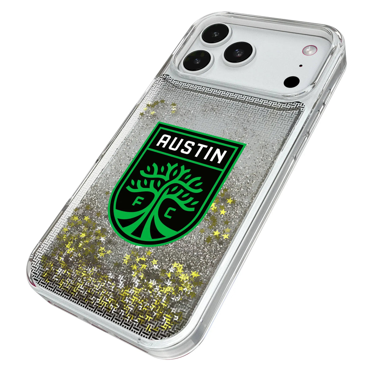 Austin FC Linen Glitter Phone Case for Apple iPhone