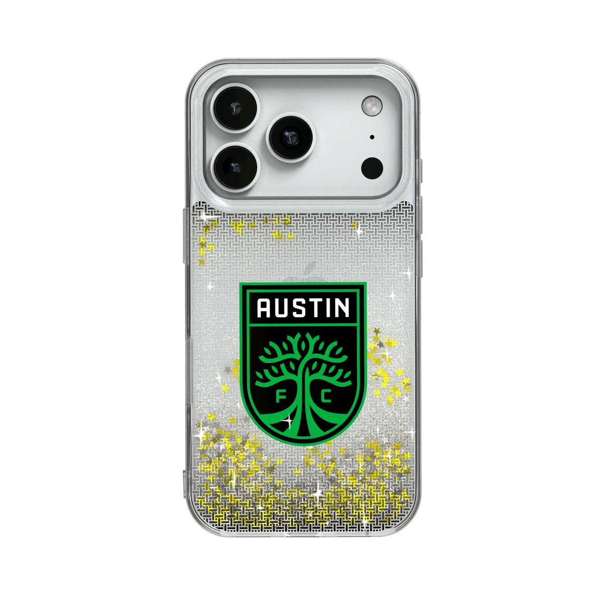 Austin FC Linen Glitter Phone Case for Apple iPhone