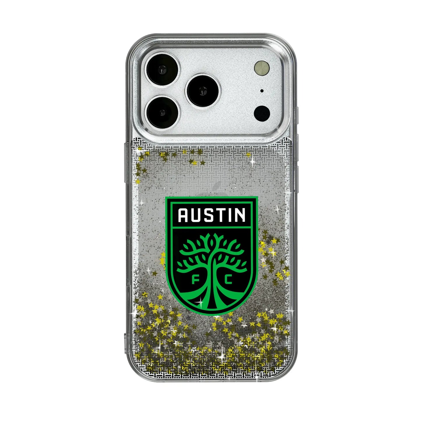Austin FC Linen Glitter Phone Case for Apple iPhone