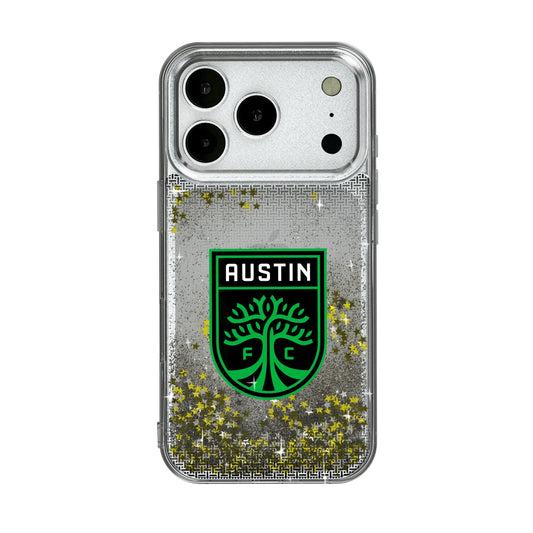 Austin FC Linen Glitter Phone Case for Apple iPhone