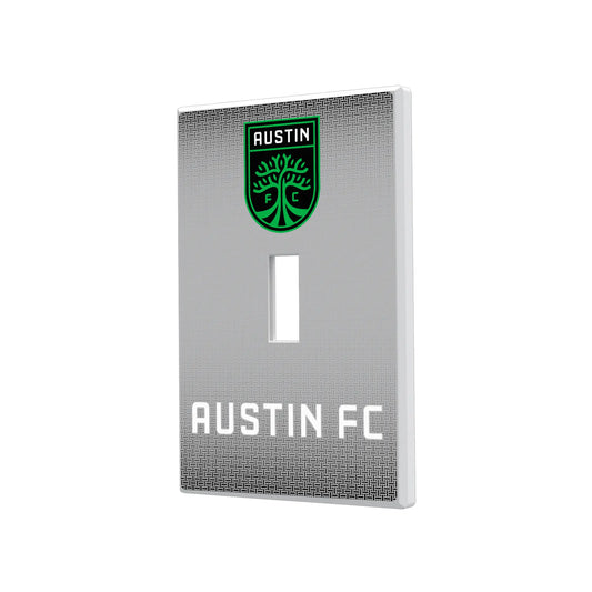 Austin FC Linen Hidden-Screw Light Switch Plate
