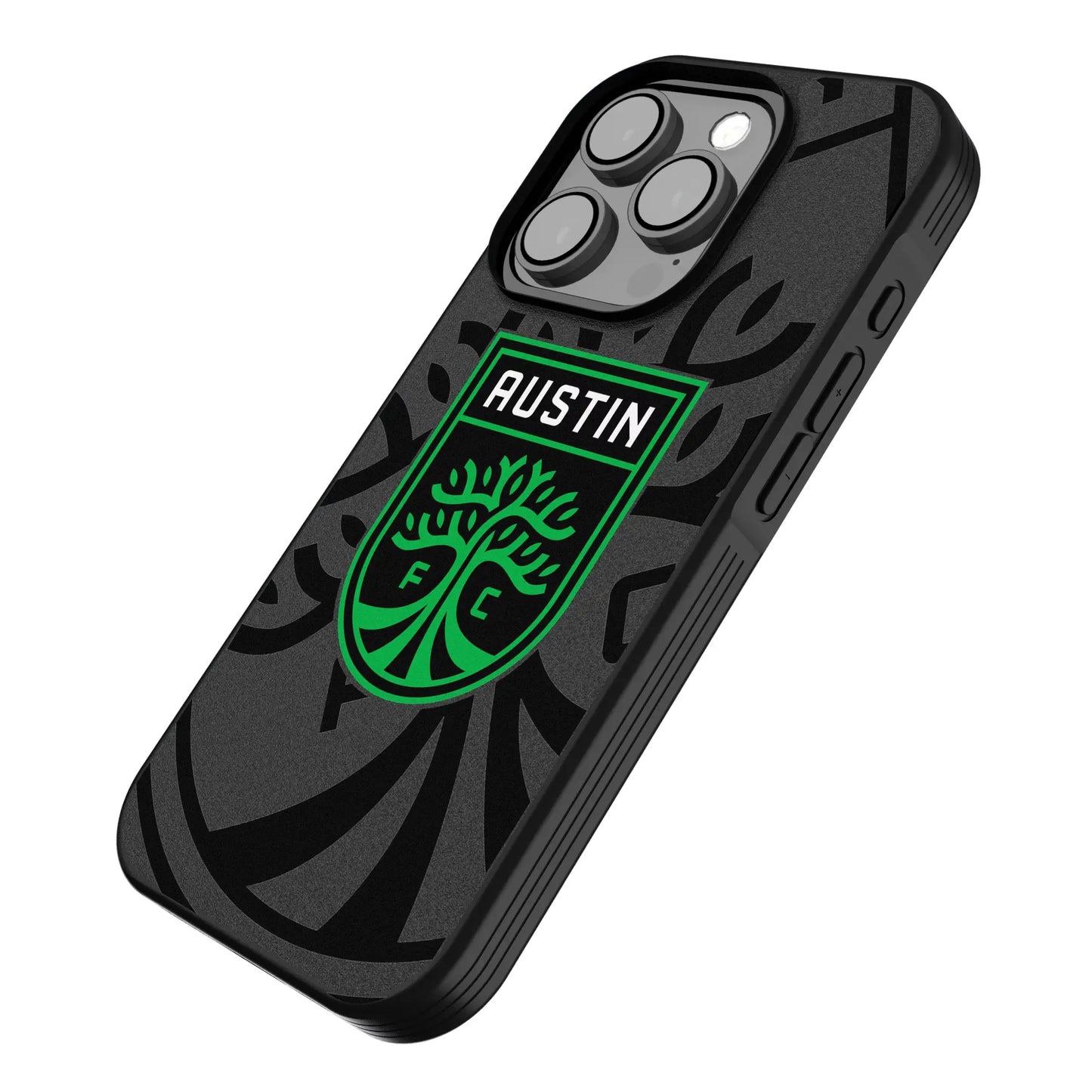 Austin FC Monocolor Tilt Bump Phone Case for Apple iPhone