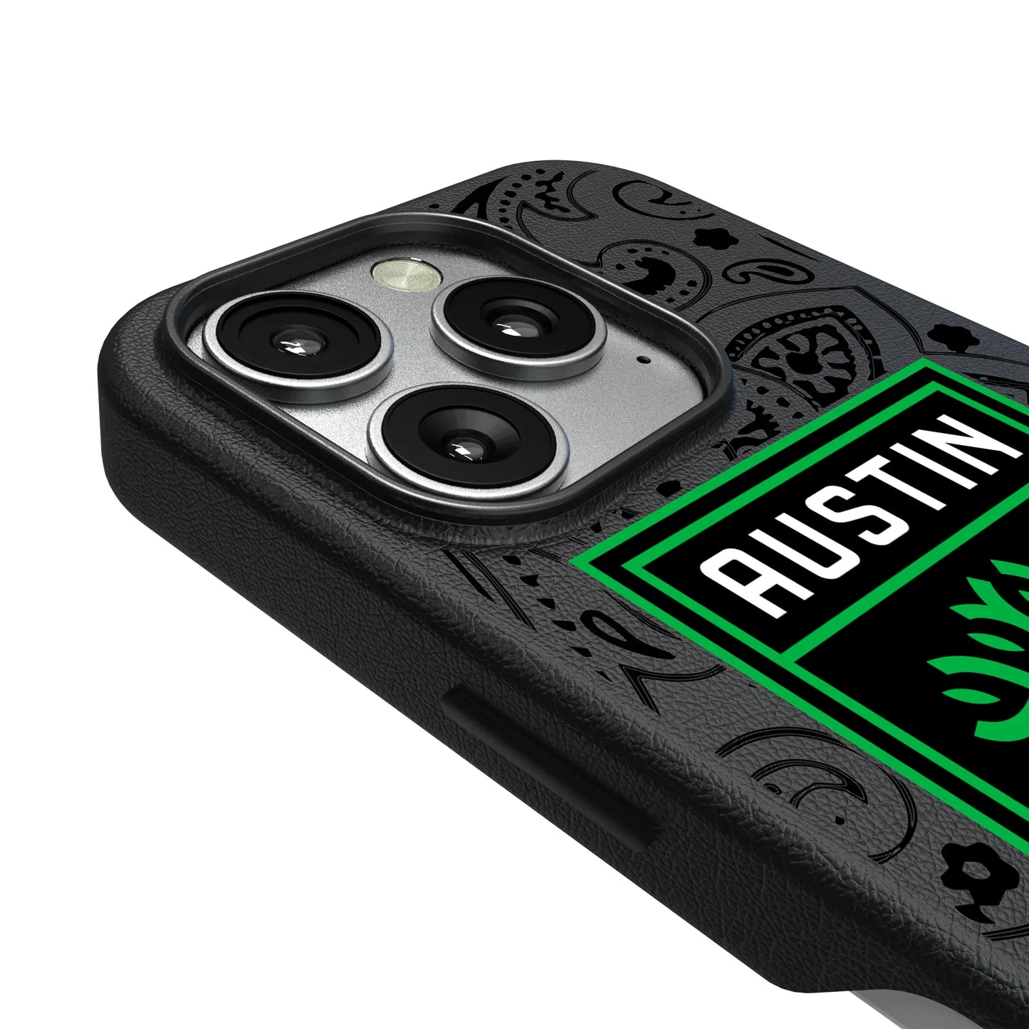 Austin FC Paisley MagSafe Compatible Phone Case for Apple iPhone