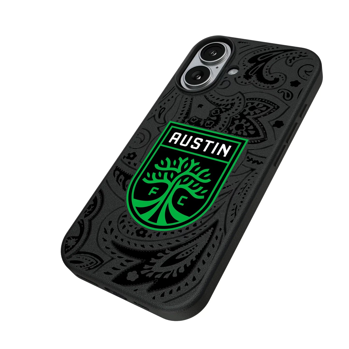 Austin FC Paisley MagSafe Compatible Phone Case for Apple iPhone