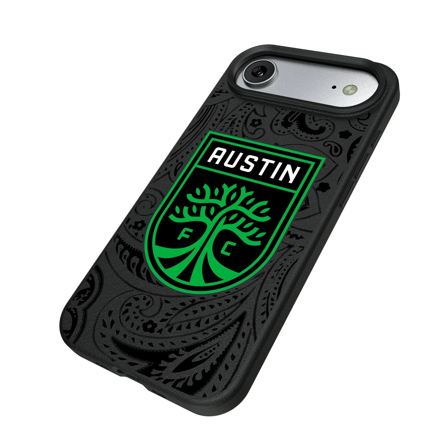 Austin FC Paisley MagSafe Compatible Phone Case for Apple iPhone