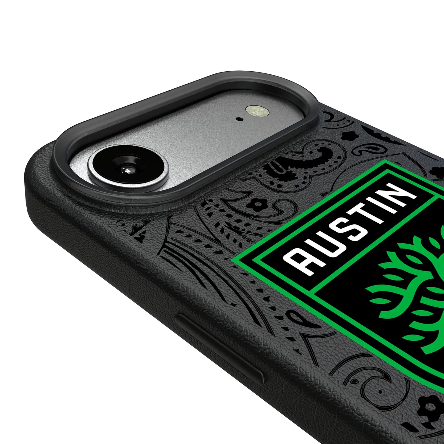 Austin FC Paisley MagSafe Compatible Phone Case for Apple iPhone
