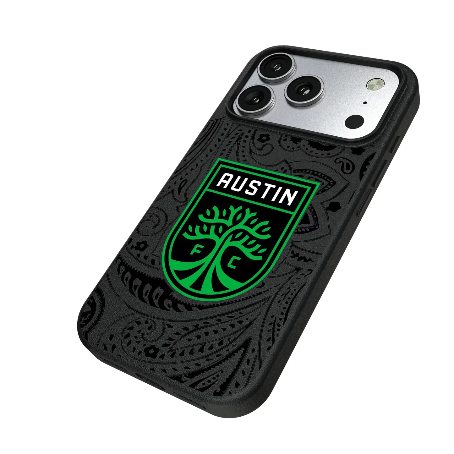 Austin FC Paisley MagSafe Compatible Phone Case for Apple iPhone