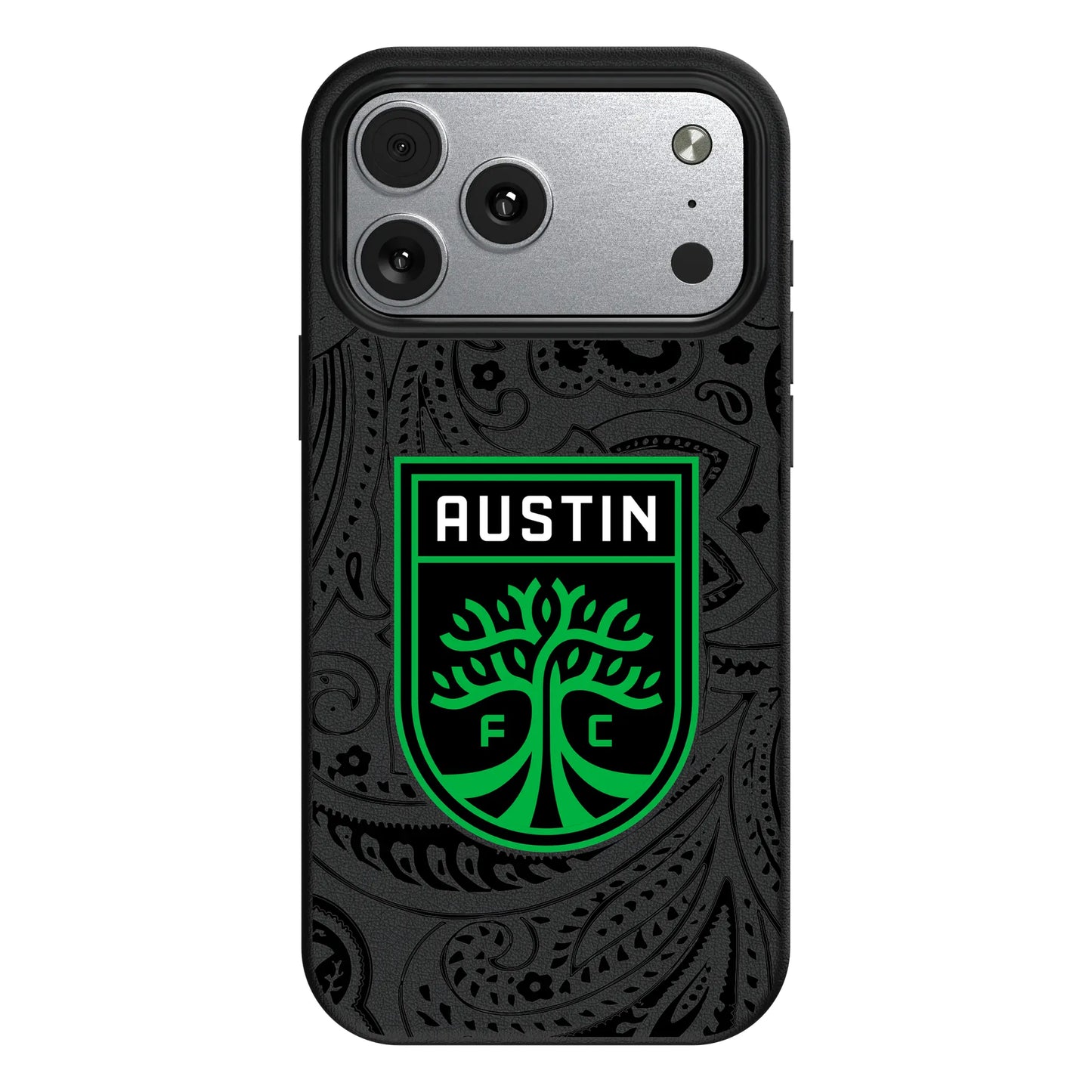 Austin FC Paisley MagSafe Compatible Phone Case for Apple iPhone