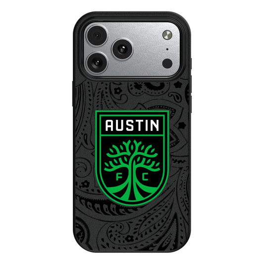 Austin FC Paisley MagSafe Compatible Phone Case for Apple iPhone