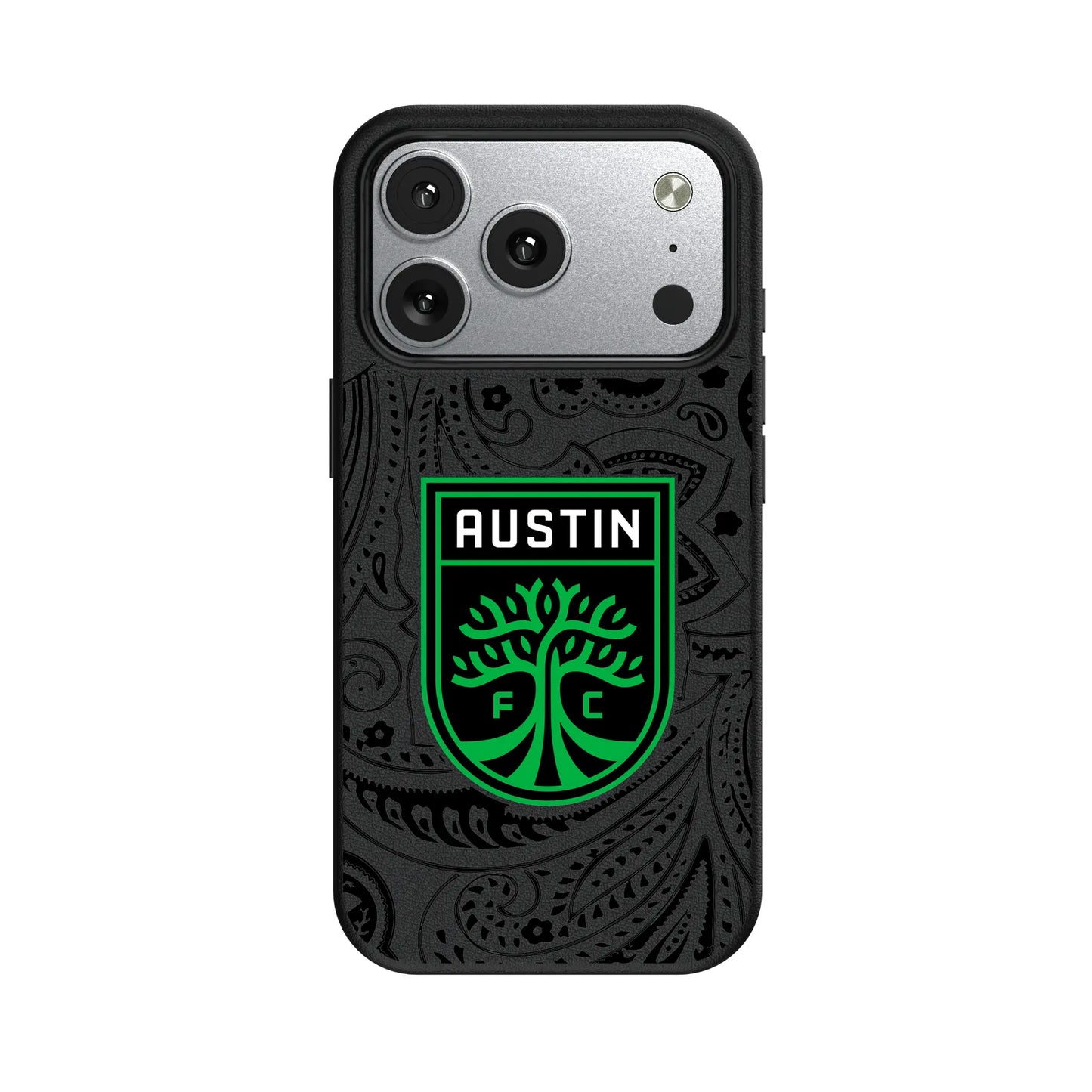 Austin FC Paisley MagSafe Compatible Phone Case for Apple iPhone