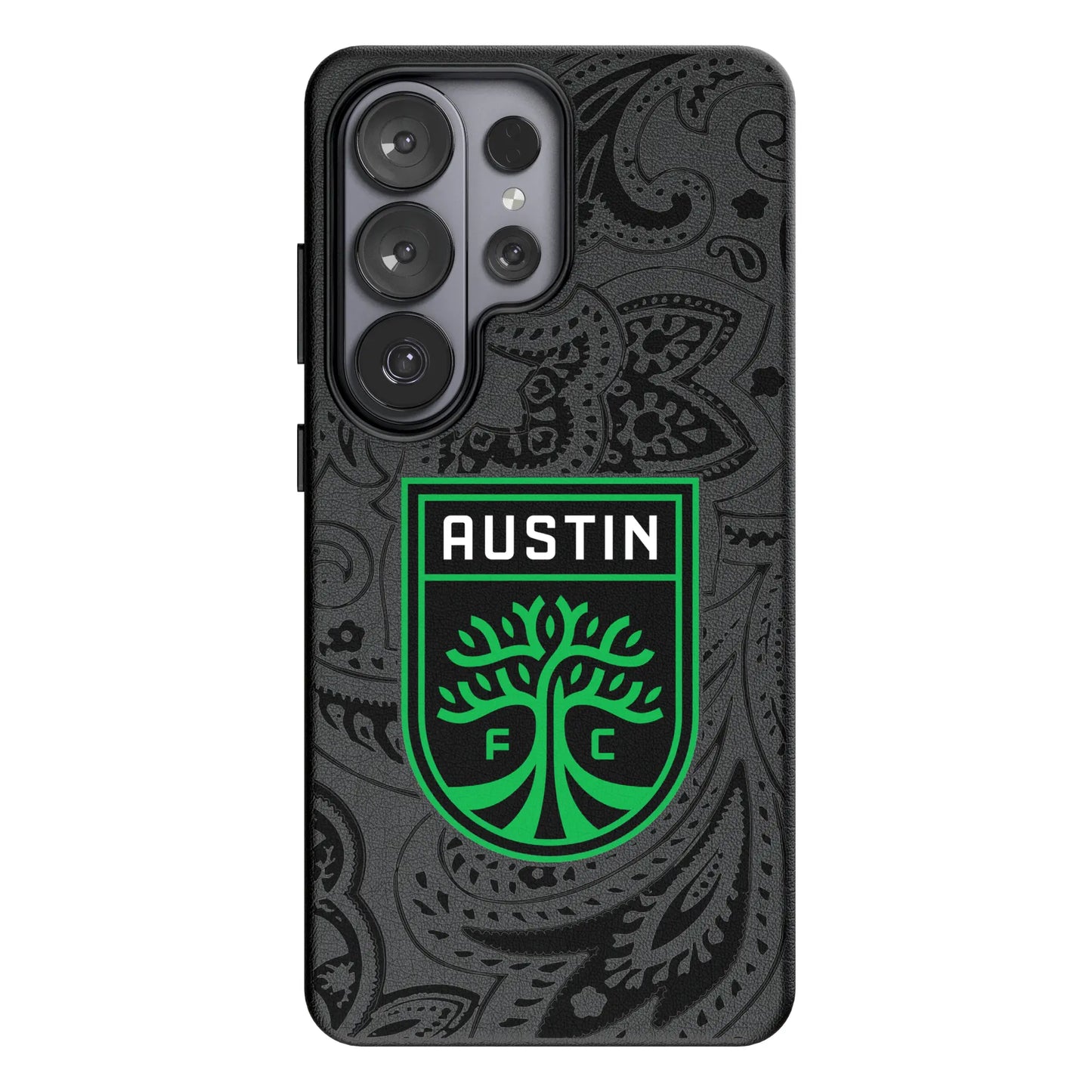 Austin FC Paisley MagSafe Compatible Phone Case for Samsung Galaxy