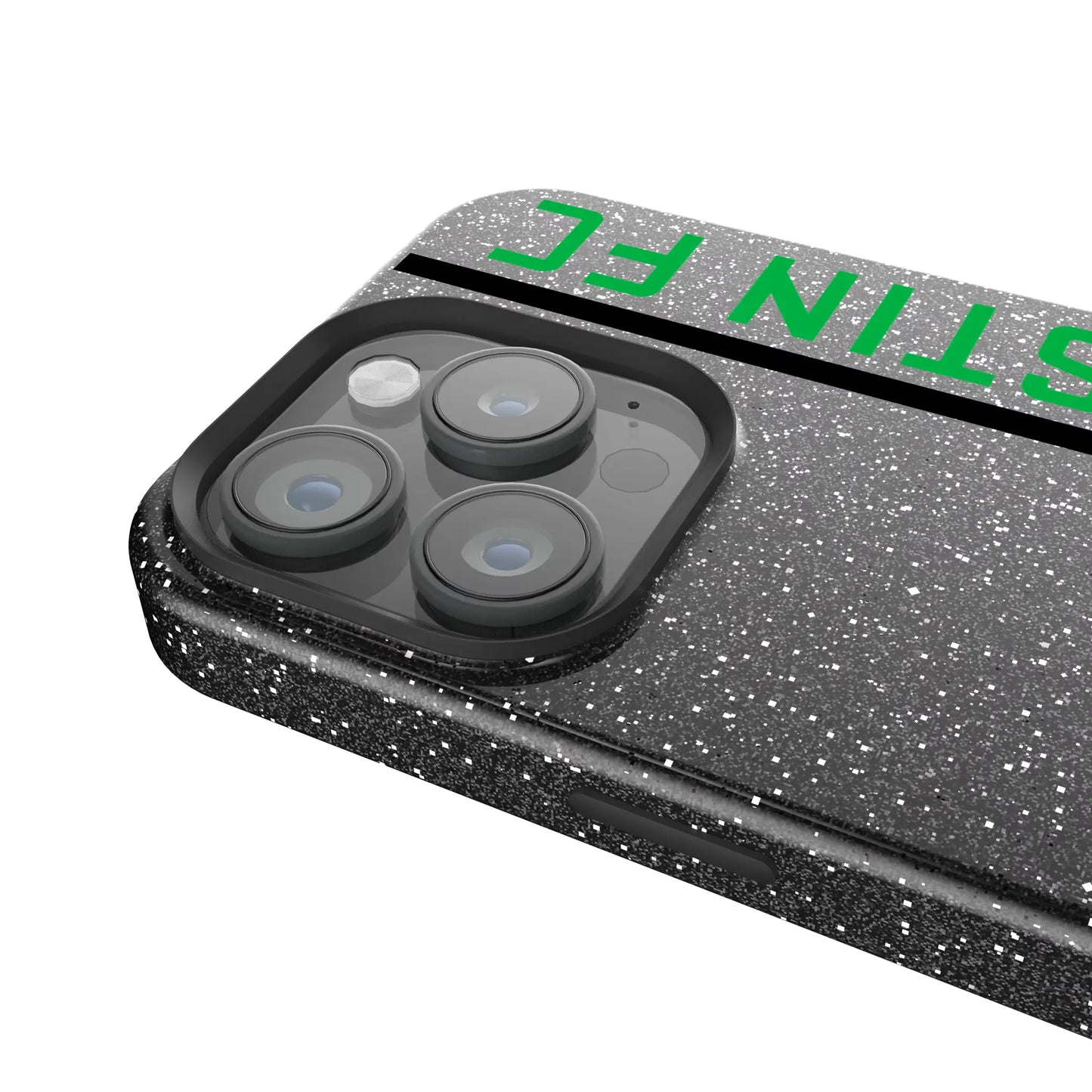 Austin FC Sidebar Black Bling Phone Case for Apple iPhone