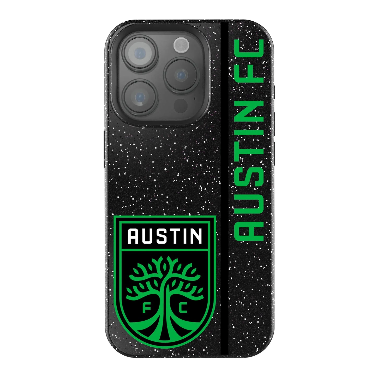 Austin FC Sidebar Black Bling Phone Case for Apple iPhone
