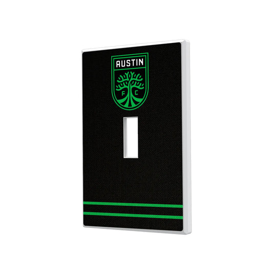 Austin FC Stripe Hidden-Screw Light Switch Plate