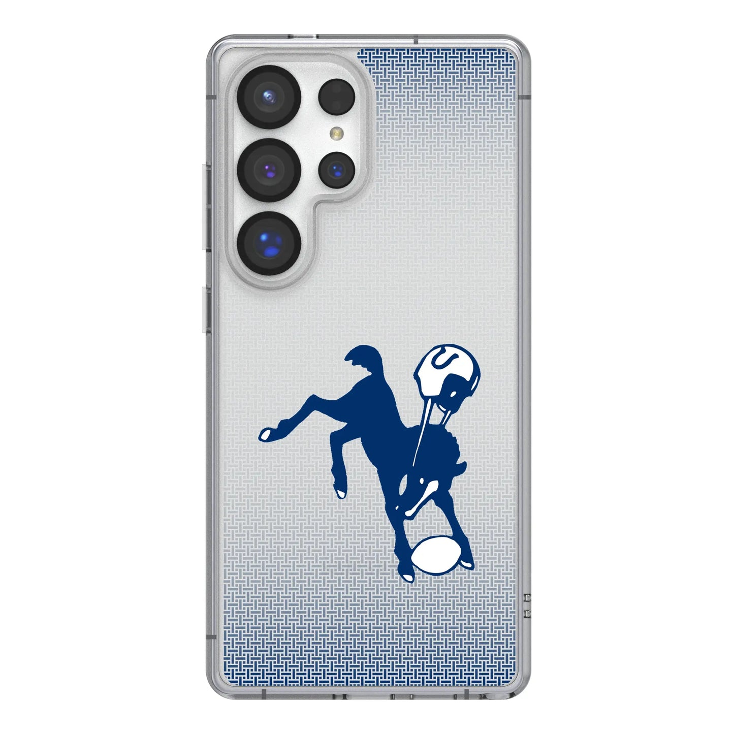 Baltimore Colts 1946 Historic Collection Linen Clear Phone Case for Samsung Galaxy
