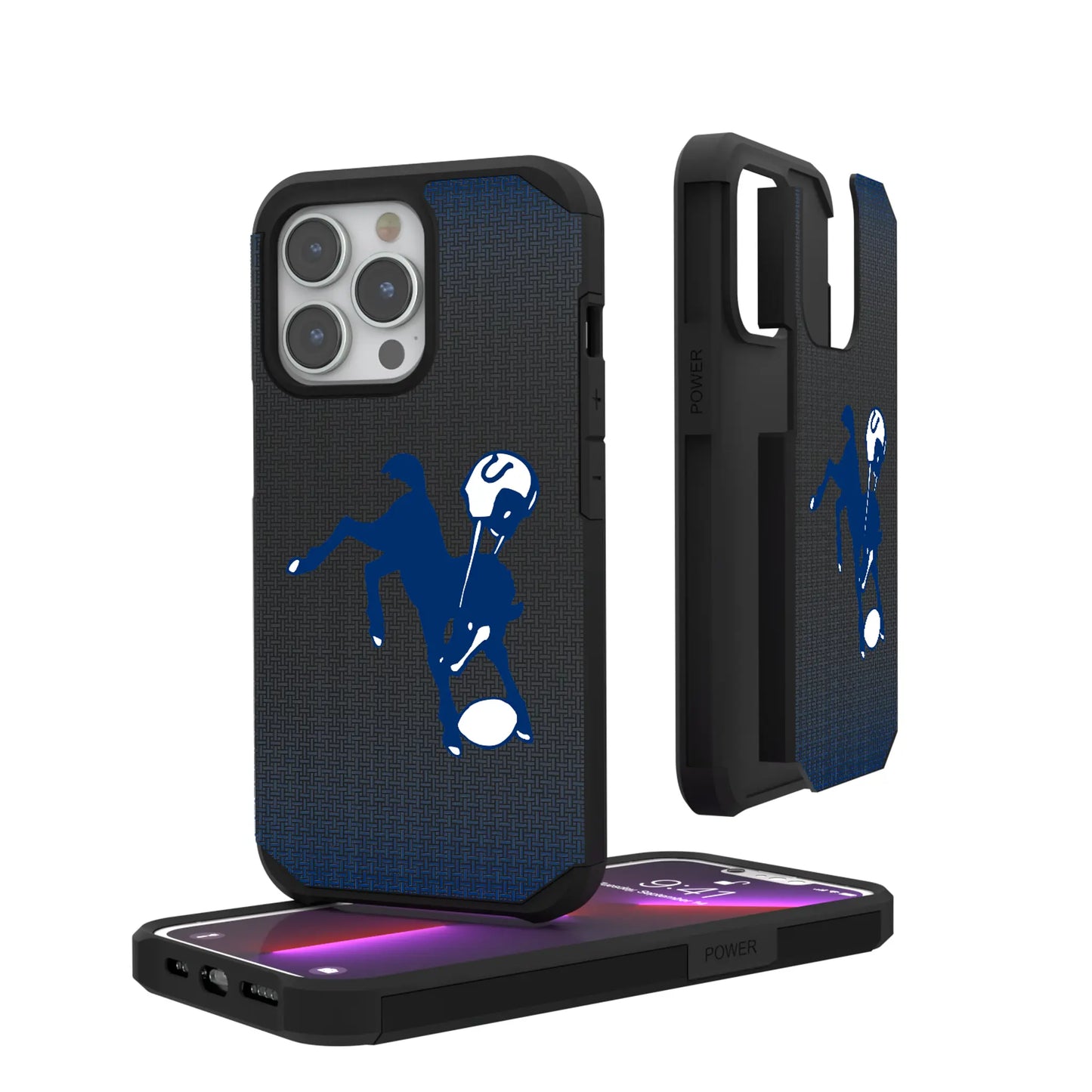 Baltimore Colts 1946 Historic Collection Linen Rugged Phone Case for Apple iPhone