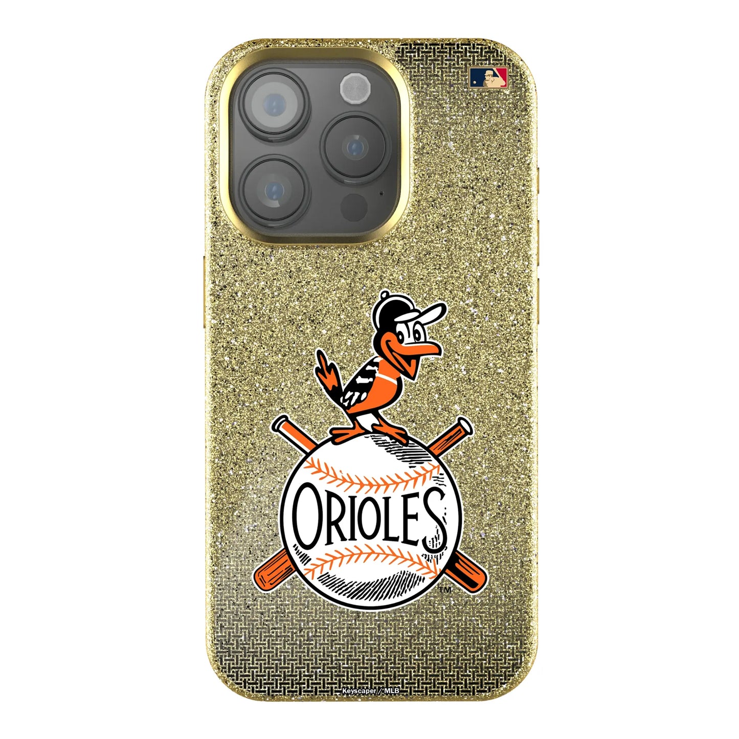 Baltimore Orioles 1954-1963 - Cooperstown Collection Linen Bling Phone Case for Apple iPhone