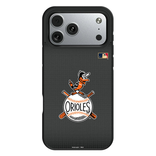 Baltimore Orioles 1954-1963 - Cooperstown Collection Linen Bump Phone Case for Apple iPhone