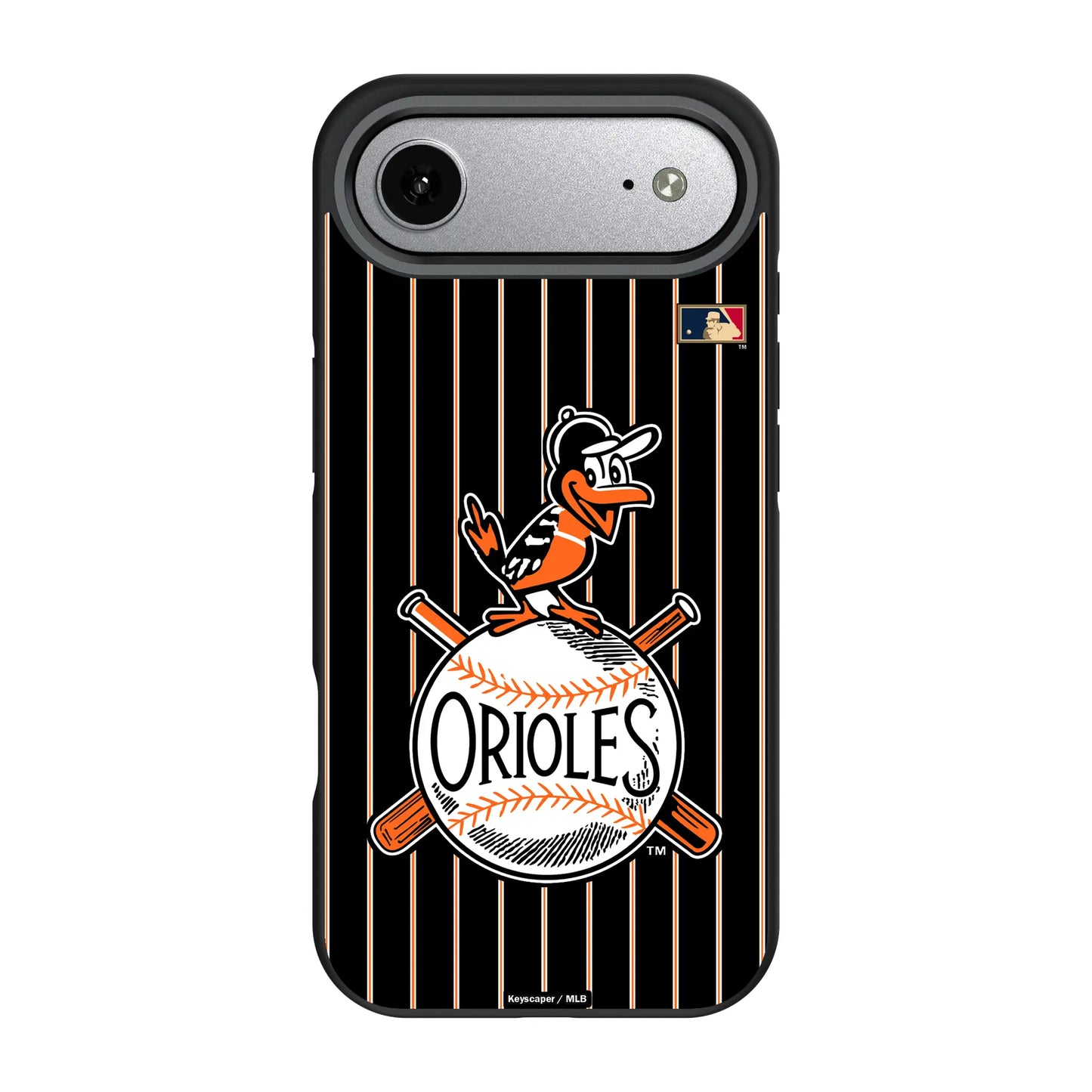 Baltimore Orioles 1954-1963 - Cooperstown Collection Pinstripe Bump Phone Case for Apple iPhone