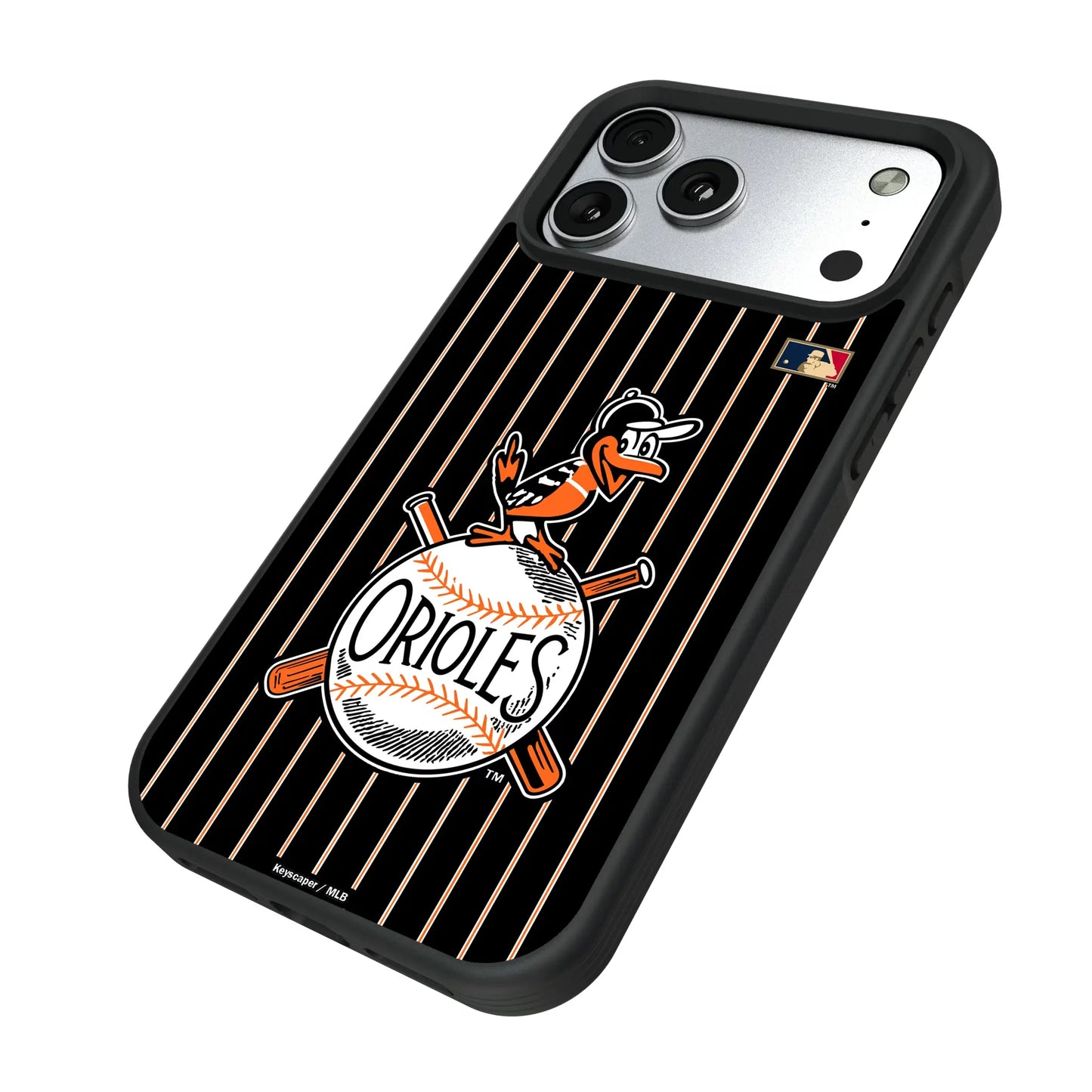 Baltimore Orioles 1954-1963 - Cooperstown Collection Pinstripe Bump Phone Case for Apple iPhone