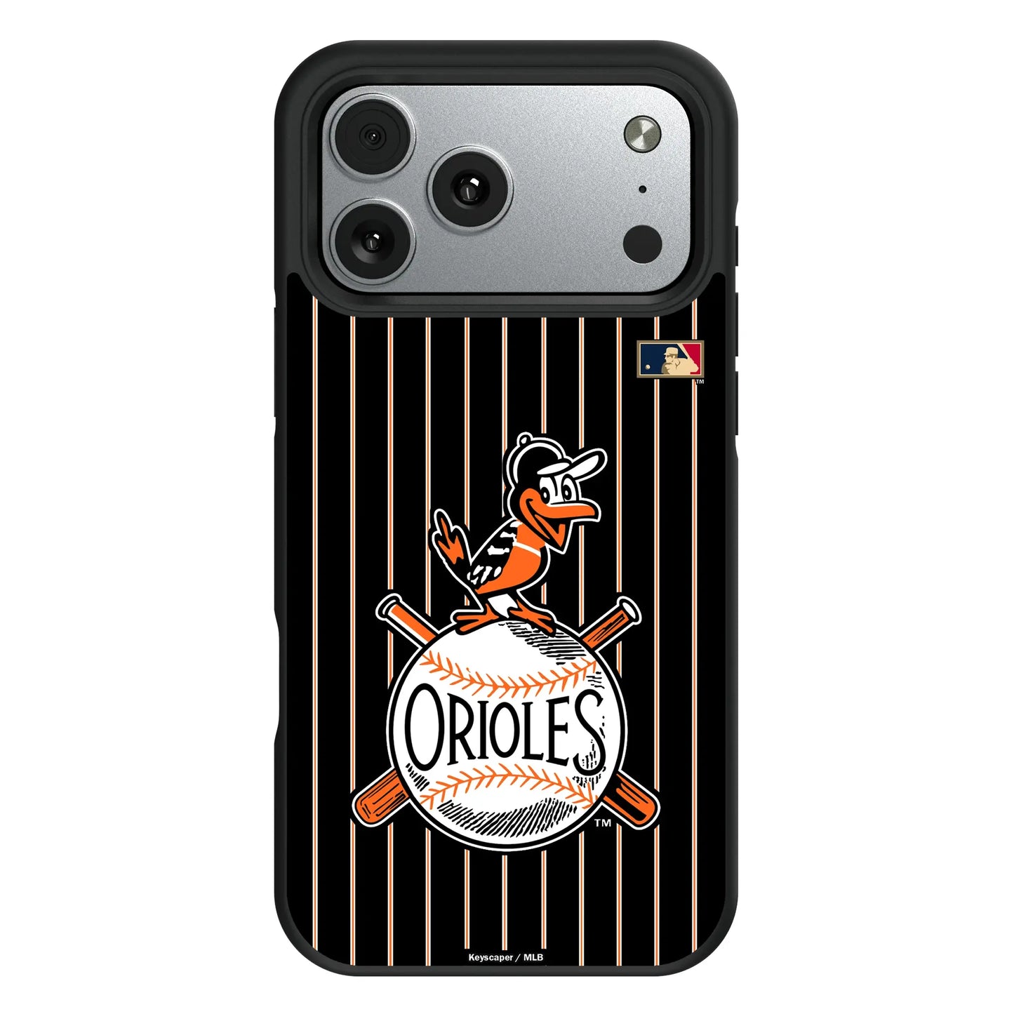 Baltimore Orioles 1954-1963 - Cooperstown Collection Pinstripe Bump Phone Case for Apple iPhone