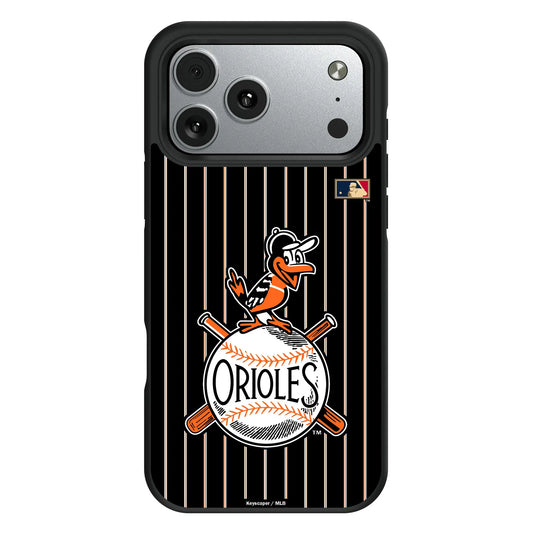Baltimore Orioles 1954-1963 - Cooperstown Collection Pinstripe Bump Phone Case for Apple iPhone