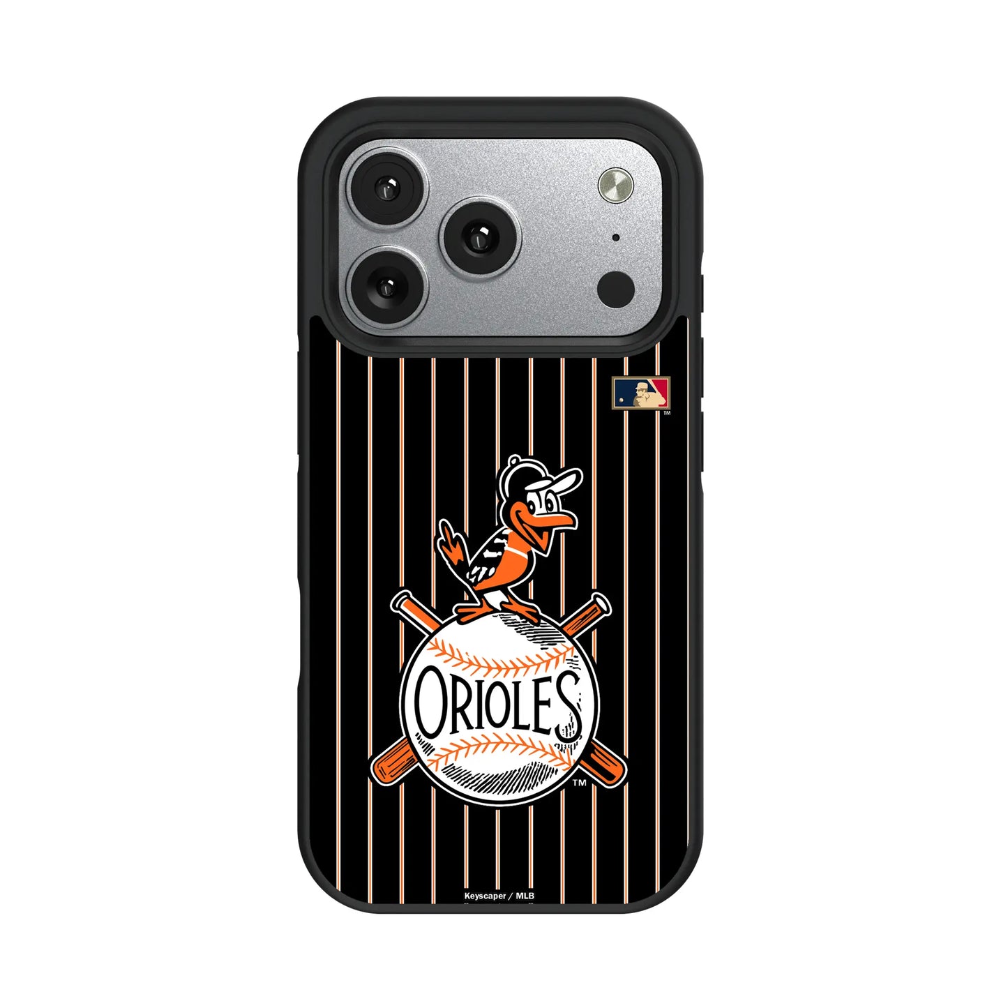Baltimore Orioles 1954-1963 - Cooperstown Collection Pinstripe Bump Phone Case for Apple iPhone