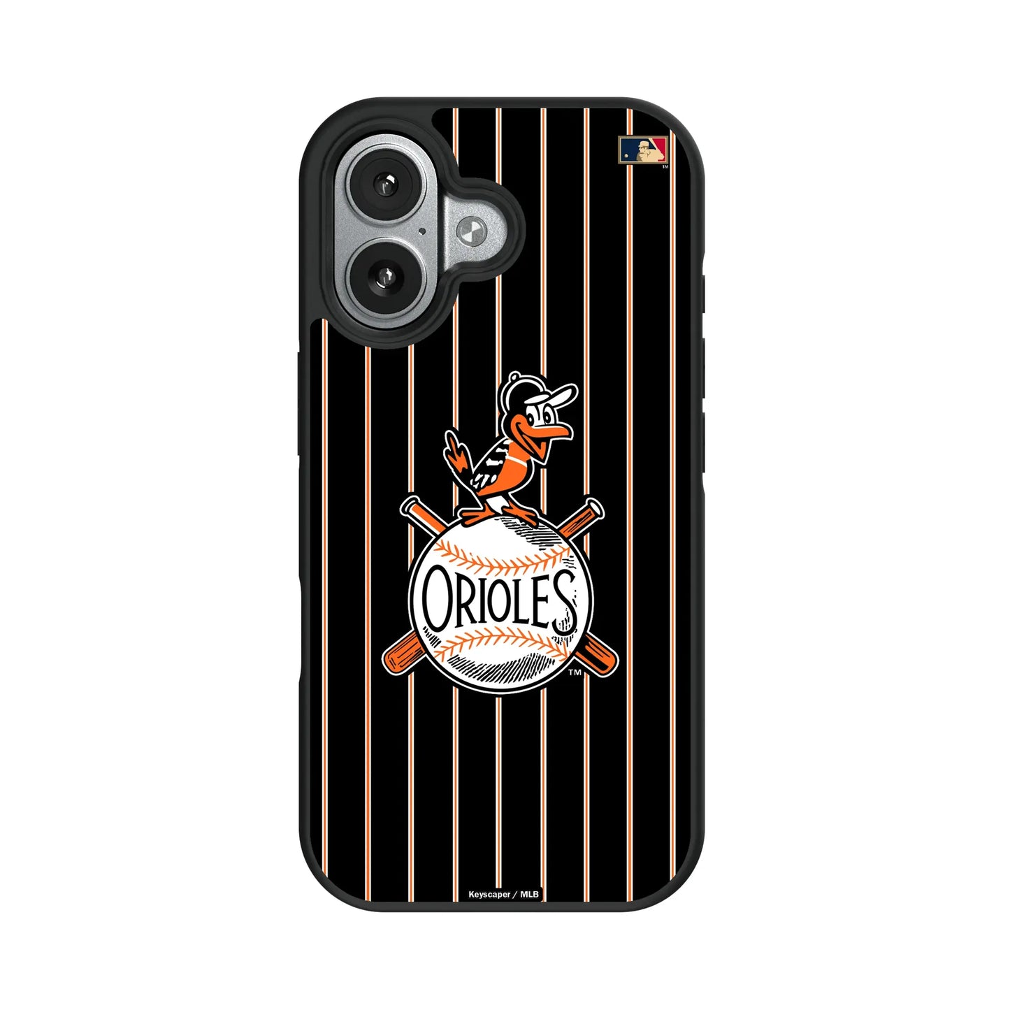 Baltimore Orioles 1954-1963 - Cooperstown Collection Pinstripe Bump Phone Case for Apple iPhone