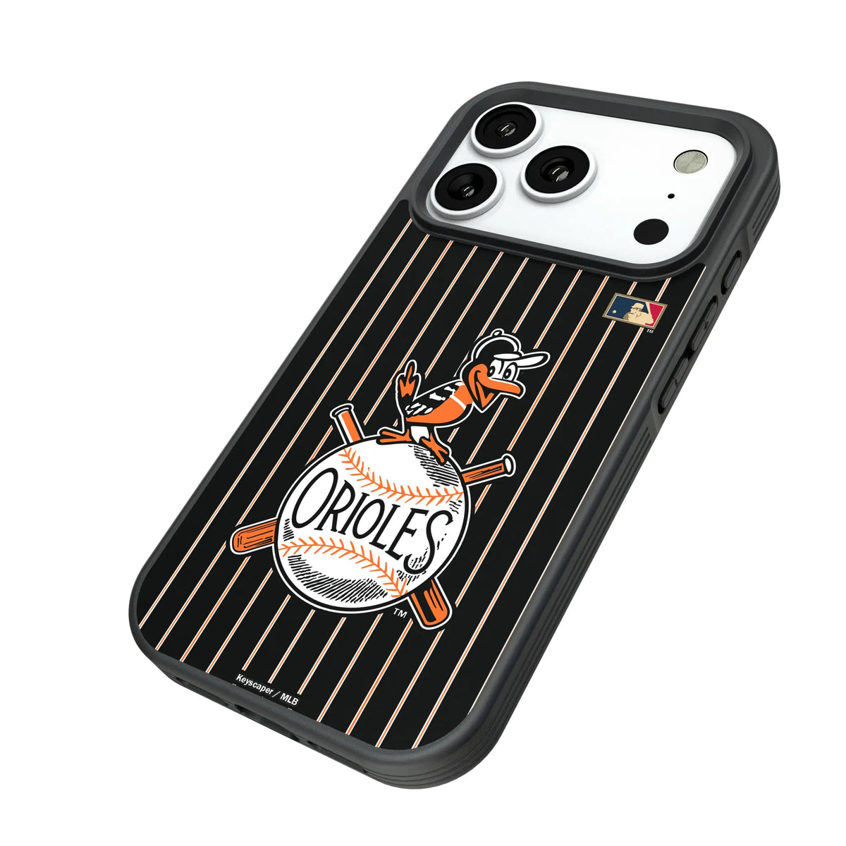 Baltimore Orioles 1954-1963 - Cooperstown Collection Pinstripe Bump Phone Case for Apple iPhone