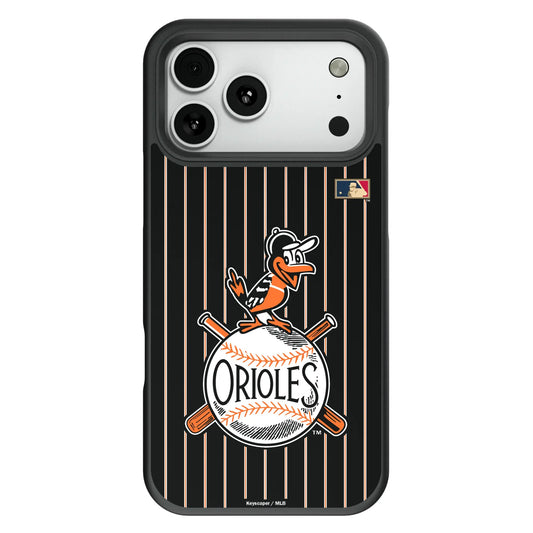 Baltimore Orioles 1954-1963 - Cooperstown Collection Pinstripe Bump Phone Case for Apple iPhone