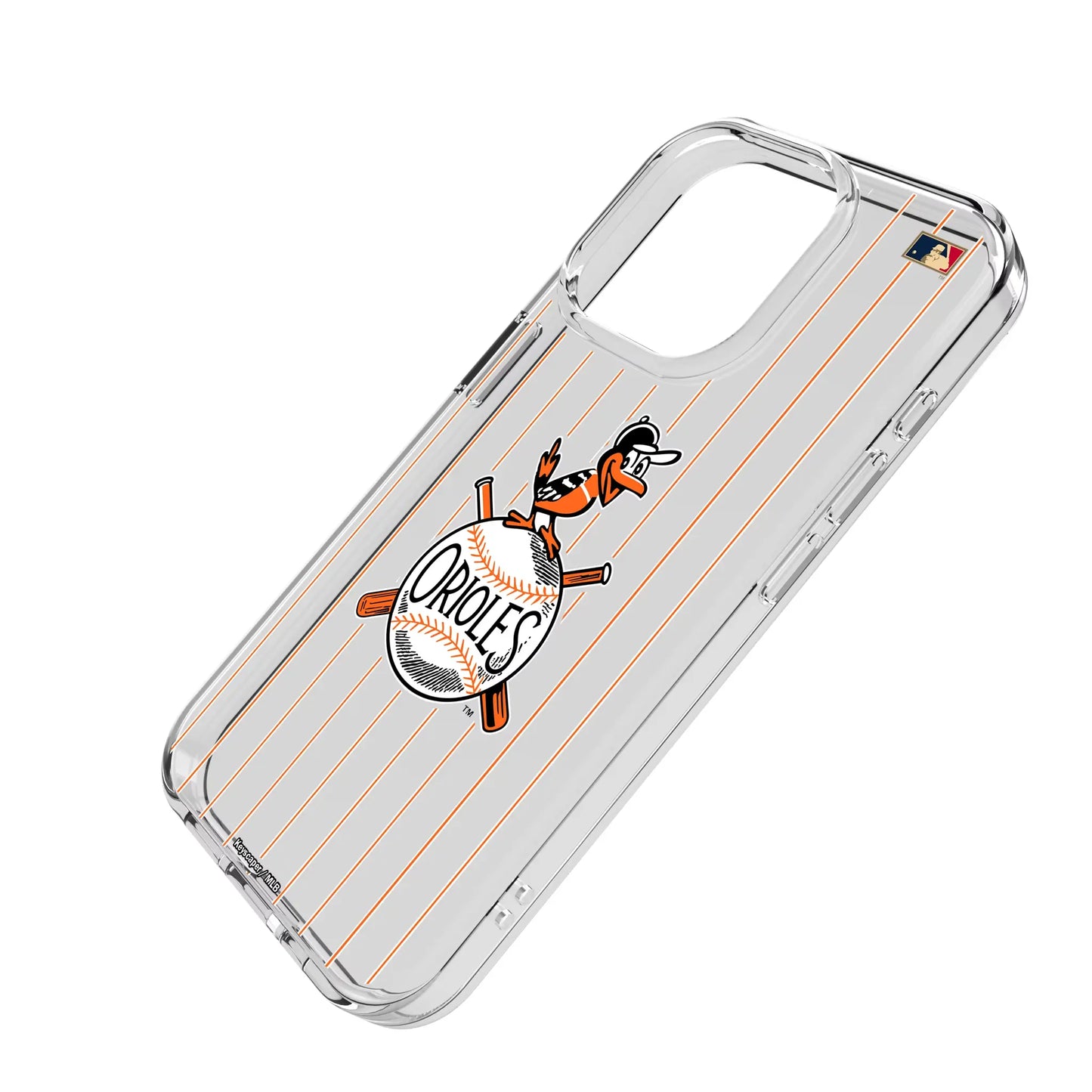 Baltimore Orioles 1954-1963 - Cooperstown Collection Pinstripe Clear Phone Case for Apple iPhone