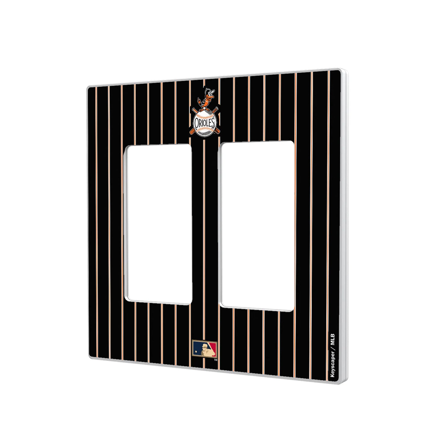 Baltimore Orioles 1954-1963 - Cooperstown Collection Pinstripe Hidden-Screw Light Switch Plate