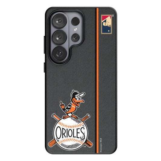 Baltimore Orioles 1954-1963 - Cooperstown Collection Sidebar MagSafe Compatible Phone Case for Samsung Galaxy