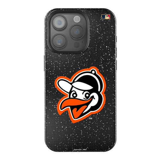 Baltimore Orioles 1955 - Cooperstown Collection Linen Black Bling Phone Case for Apple iPhone