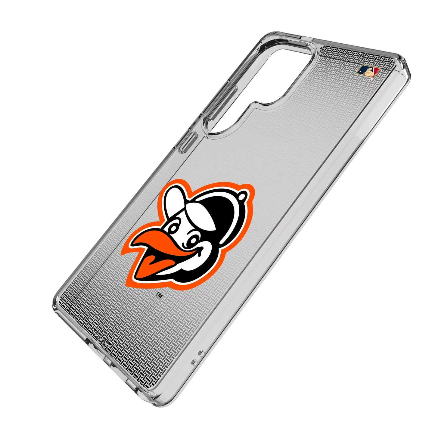 Baltimore Orioles 1955 - Cooperstown Collection Linen Clear Phone Case for Samsung Galaxy