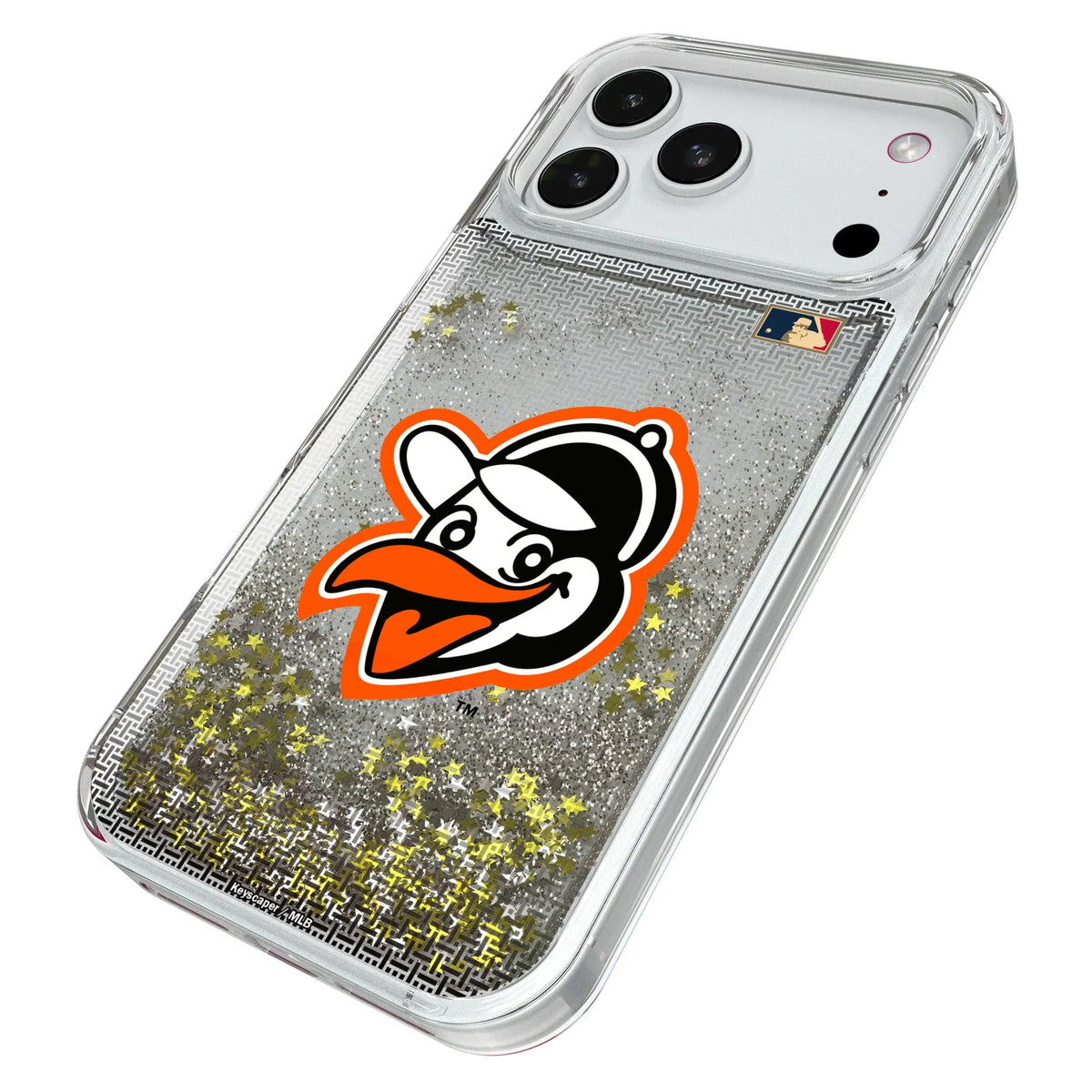 Baltimore Orioles 1955 - Cooperstown Collection Linen Glitter Phone Case for Apple iPhone