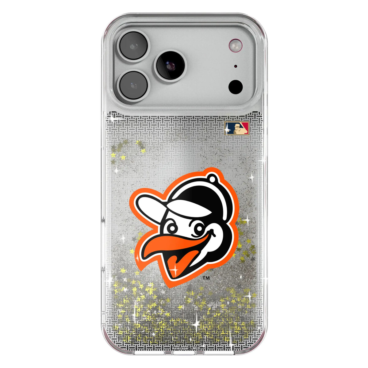 Baltimore Orioles 1955 - Cooperstown Collection Linen Glitter Phone Case for Apple iPhone