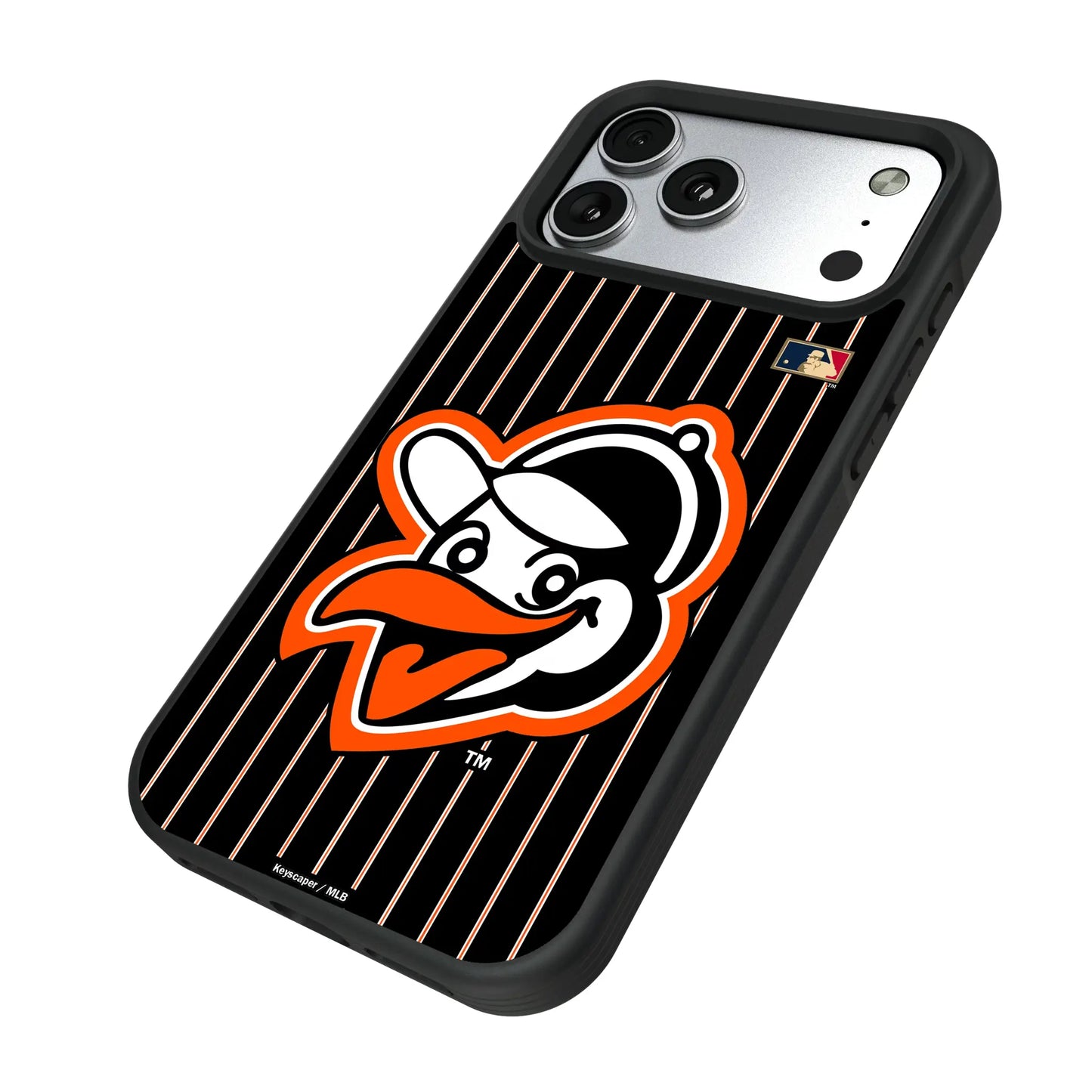 Baltimore Orioles 1955 - Cooperstown Collection Pinstripe Bump Phone Case for Apple iPhone